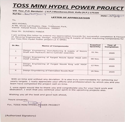 Facilities - Manufacturing and Repairing | AES Hydro